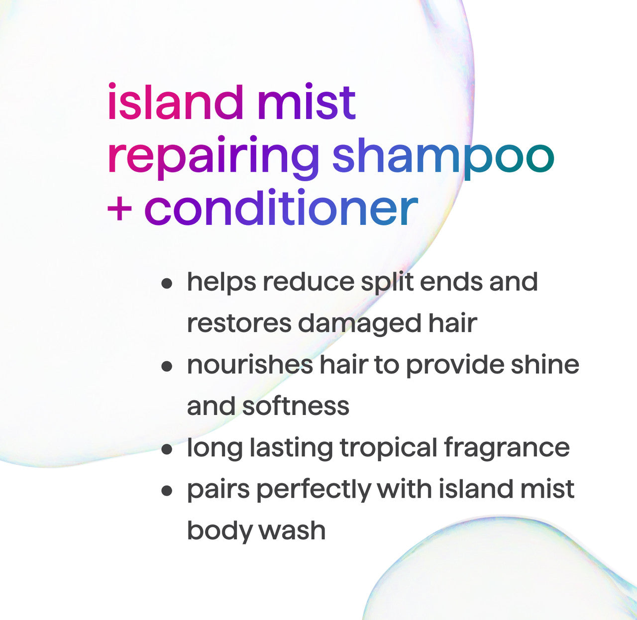 repairing shampoo + conditioner bundle - island mist. 27.5 fl oz - Image 6