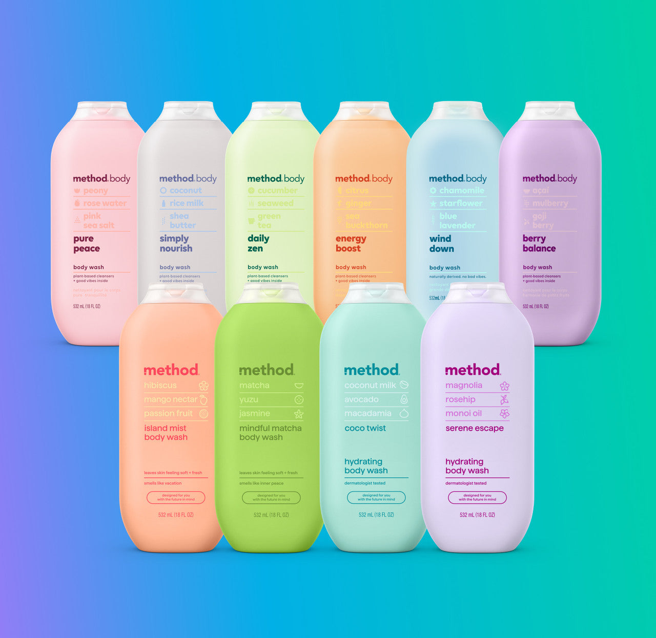 body wash - mindful matcha. 18 fl oz - Image 6