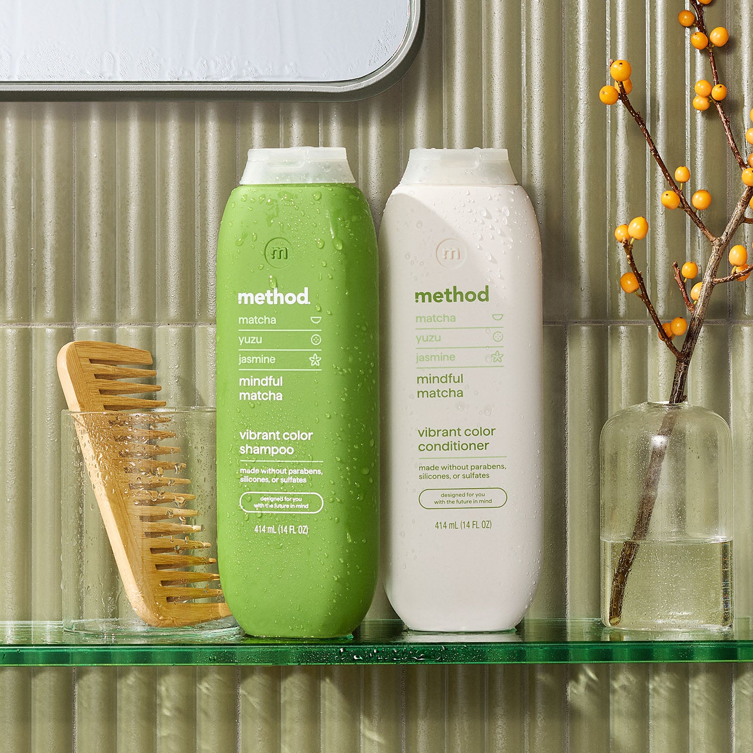 vibrant color conditioner - mindful matcha. 13.5 fl oz - Image 11