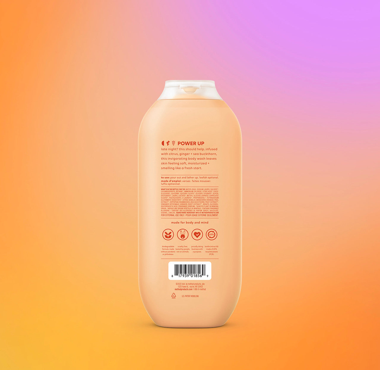 body wash - energy boost. 18 fl oz - Image 3