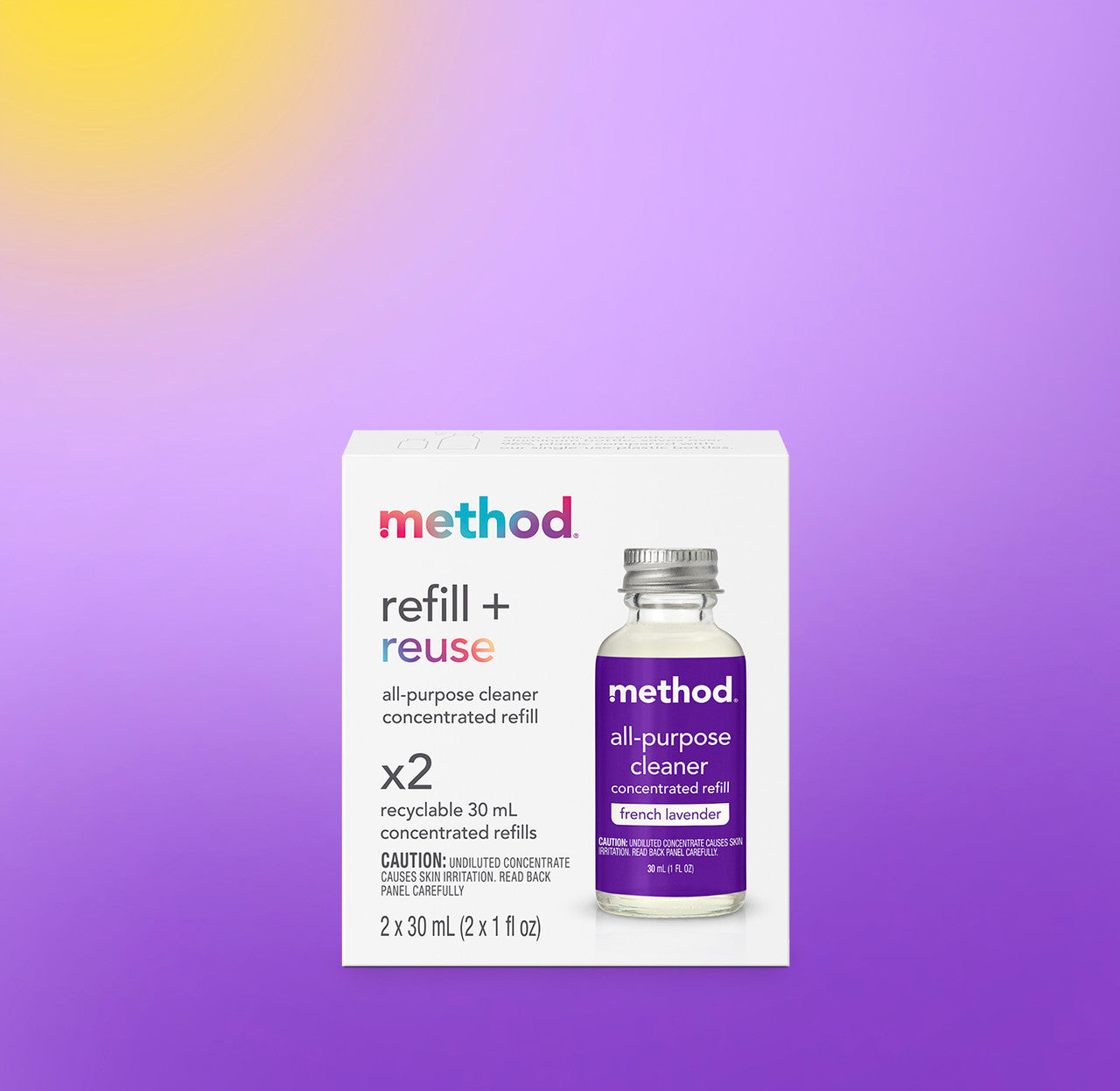 all-purpose cleaner: 2-pack concentrated refill - french lavender. 2 fl oz - Image 2