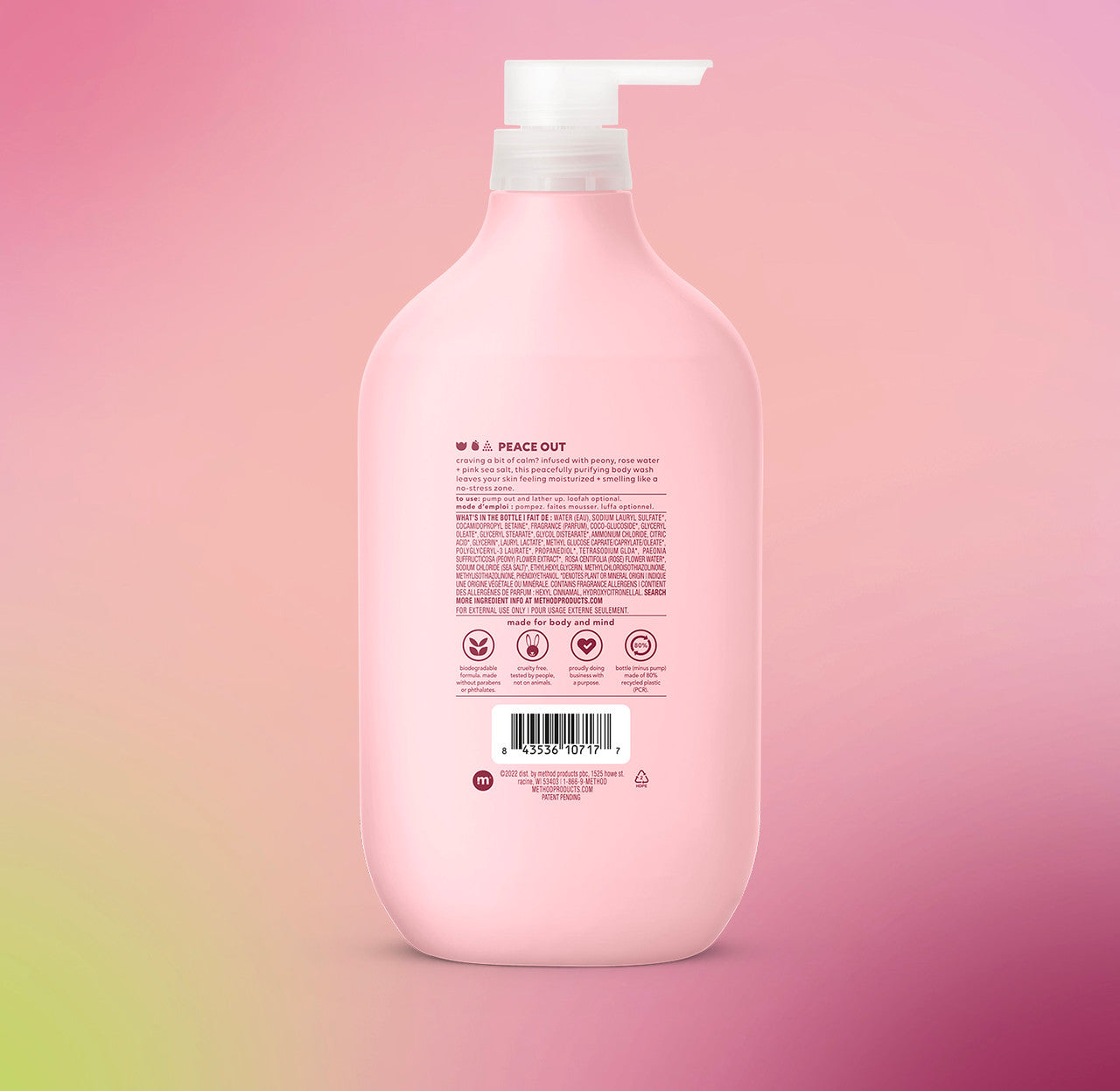 body wash - pure peace. 28 fl oz - Image 3
