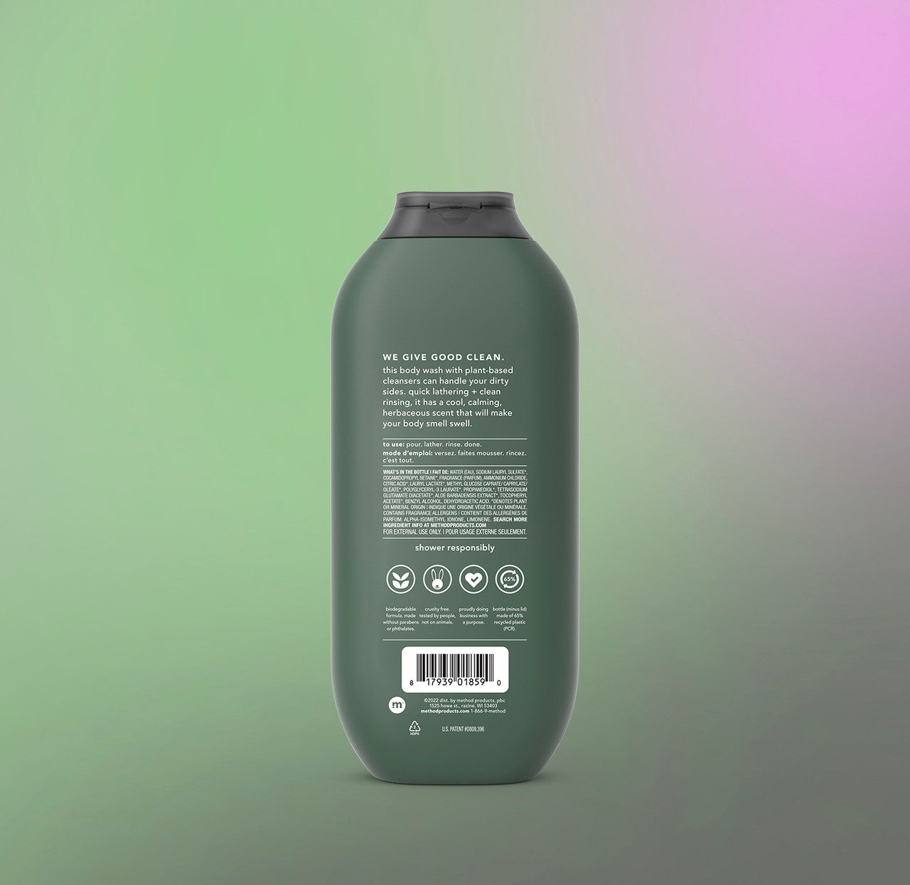 men body wash - juniper + sage. 18 fl oz - Image 3