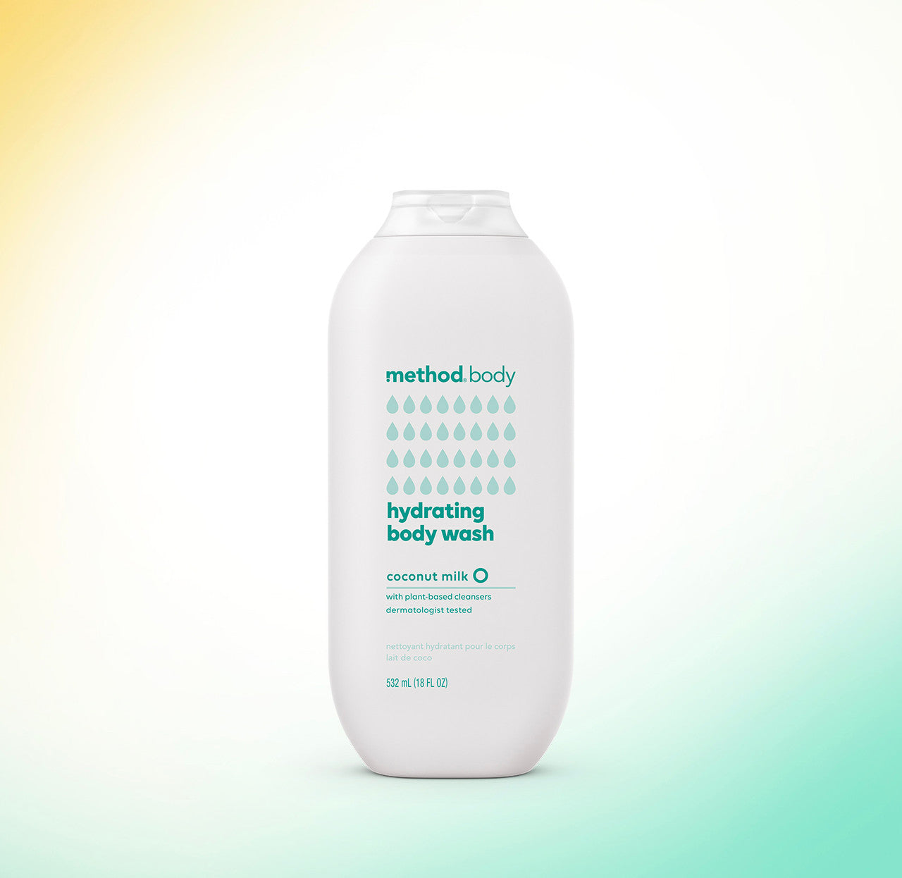 hydrating body wash - coconut milk. 18 fl oz - Image 2