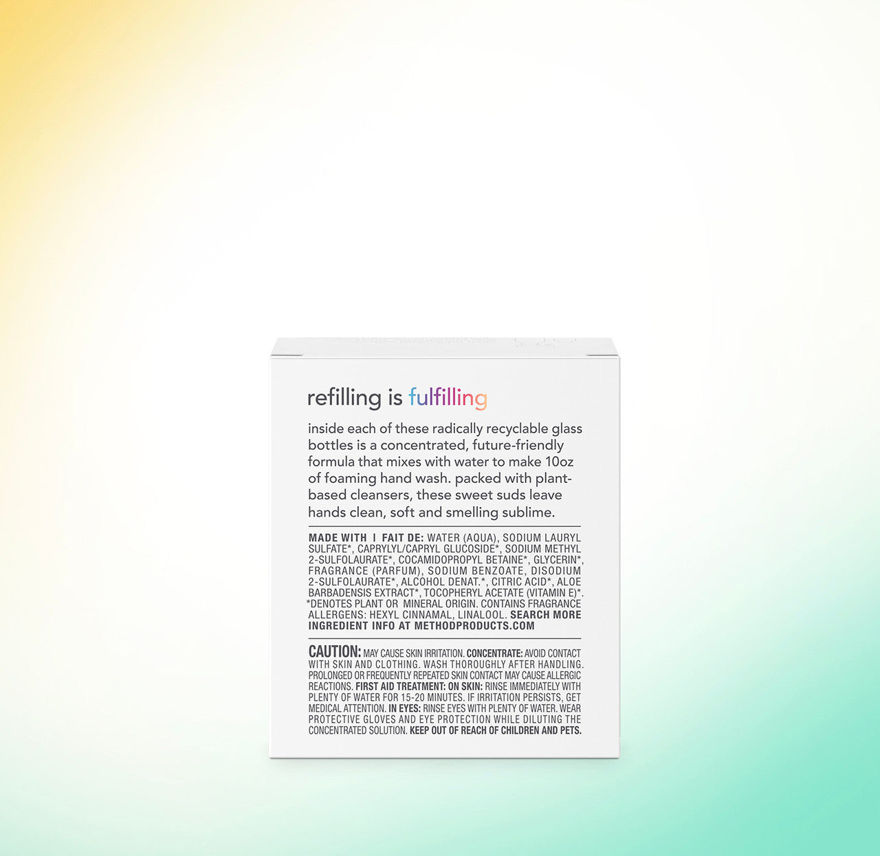 foaming hand wash: 2-pack concentrated refill - sea minerals. 2 fl oz - Image 3