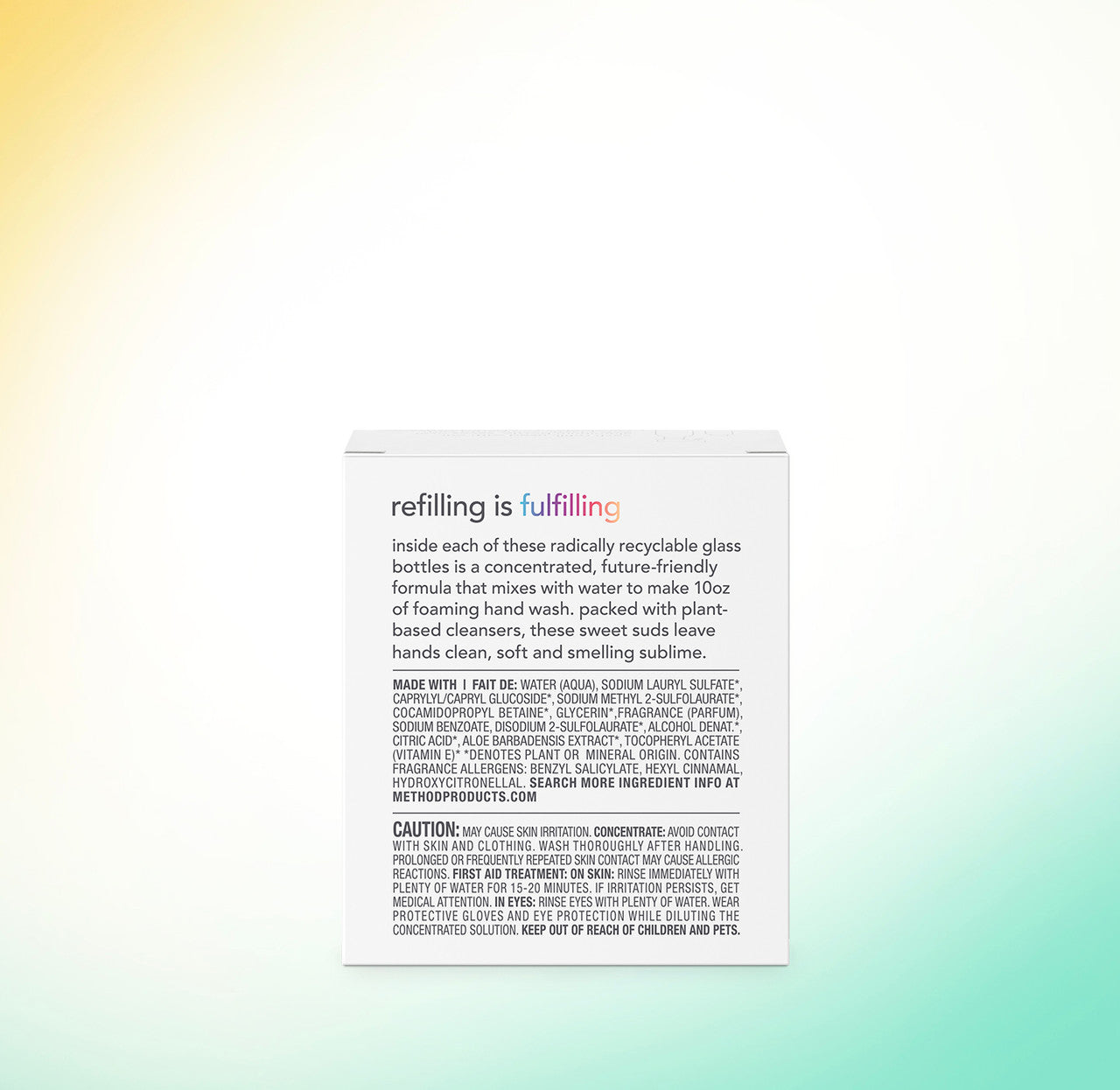 foaming hand wash: 2-pack concentrated refill - sweet water. 2 fl oz - Image 3