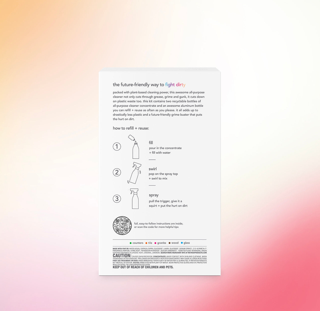 all-purpose cleaner: concentrates starter kit - pink grapefruit. 14 fl oz - Image 3