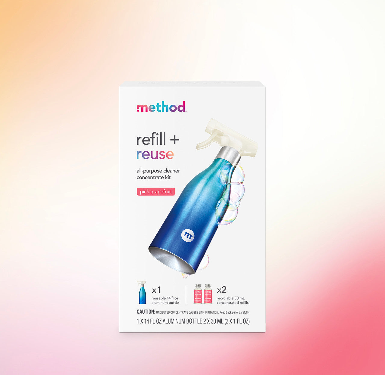 all-purpose cleaner: concentrates starter kit - pink grapefruit. 14 fl oz - Image 2