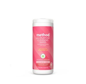 all-purpose cleaning wipes - pink grapefruit. 30 ct