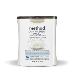 dishwasher packs - free + clear. 30 ct