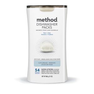 dishwasher packs - free + clear. 54 ct