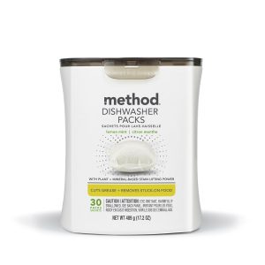dishwasher packs - lemon mint. 30 ct