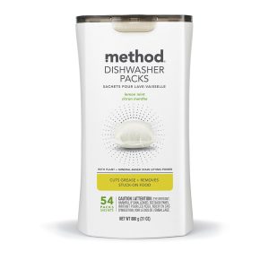dishwasher packs - lemon mint. 54 ct