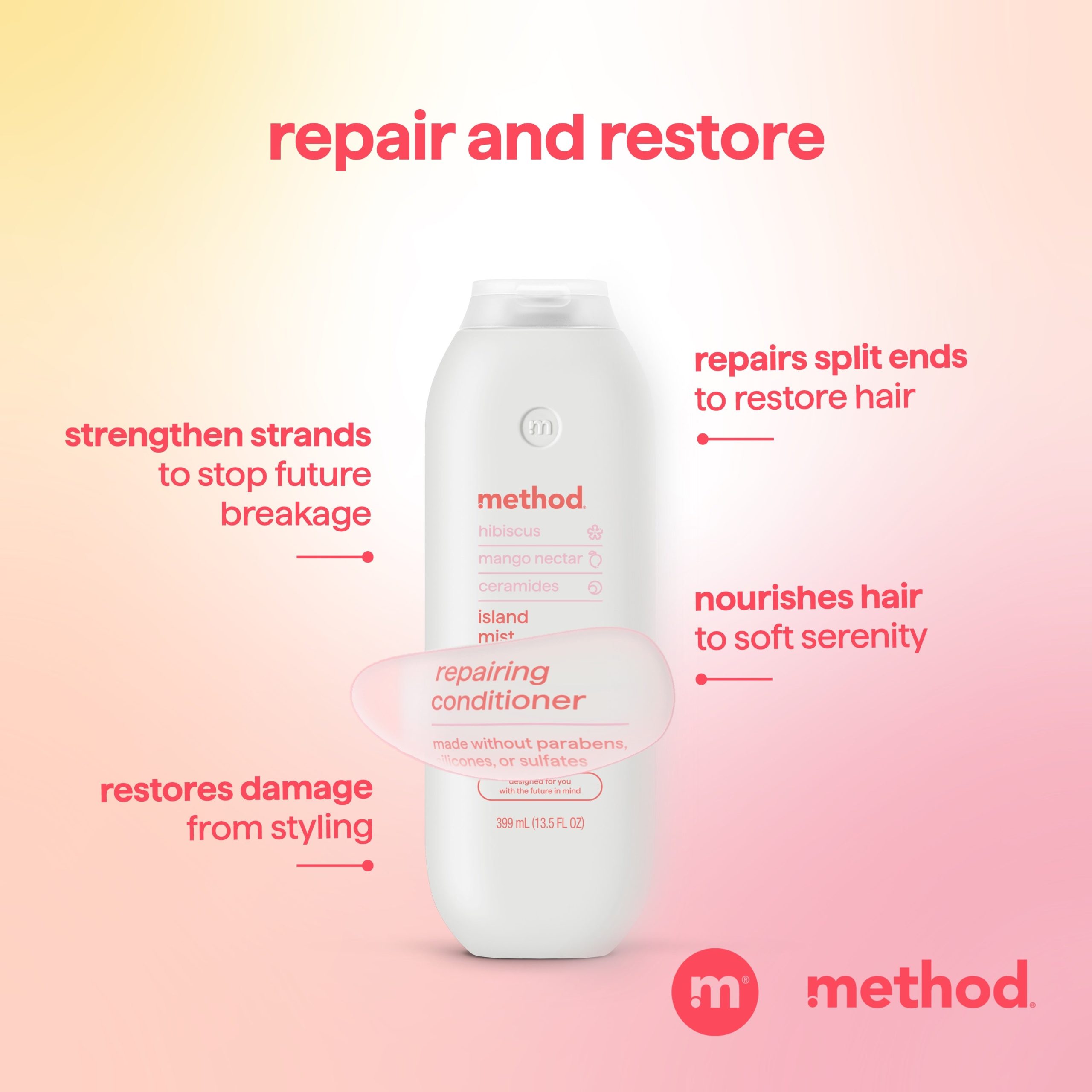 repairing conditioner - island mist. 13.5 fl oz - Image 6