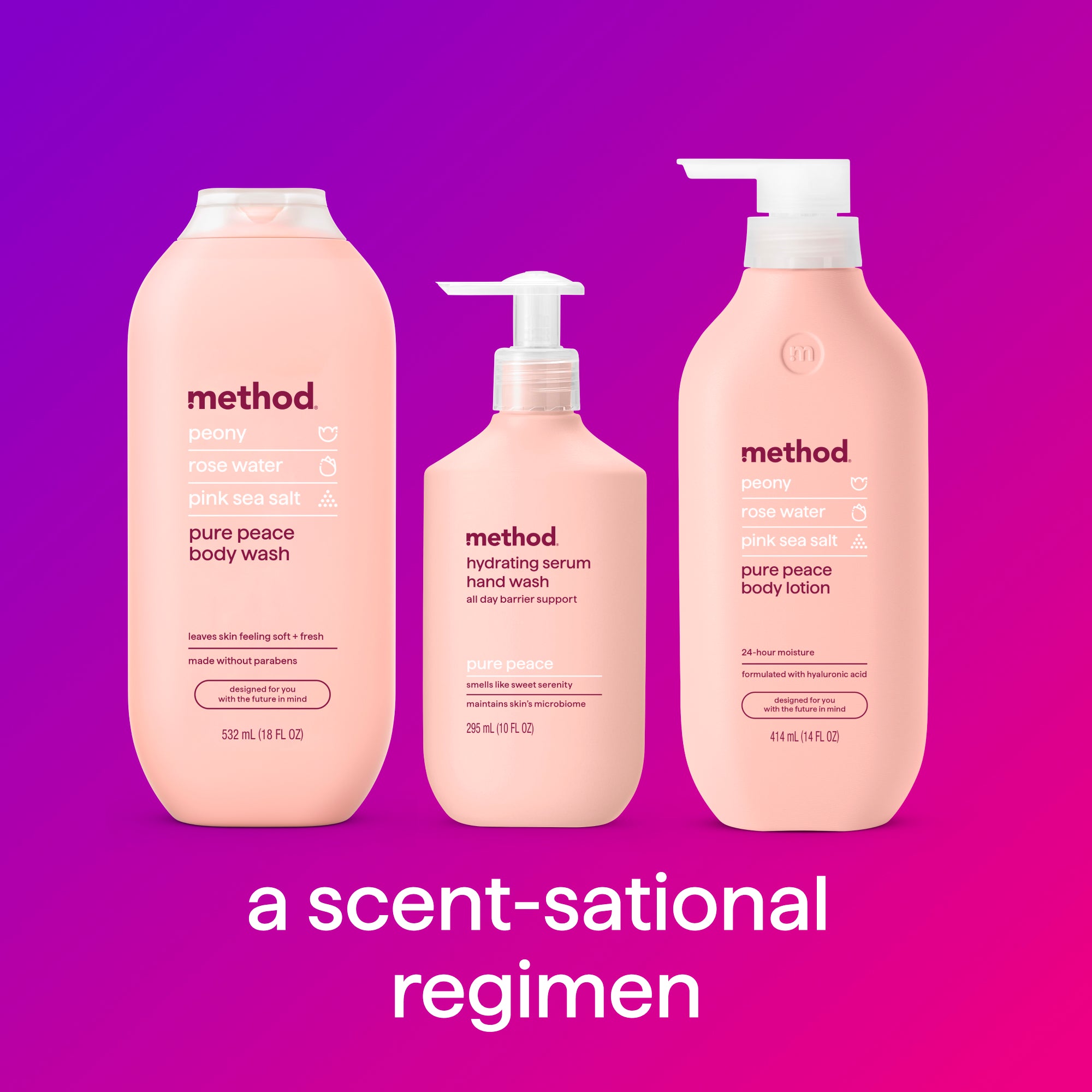 hydrating serum hand wash - pure peace. 10 oz - Image 9