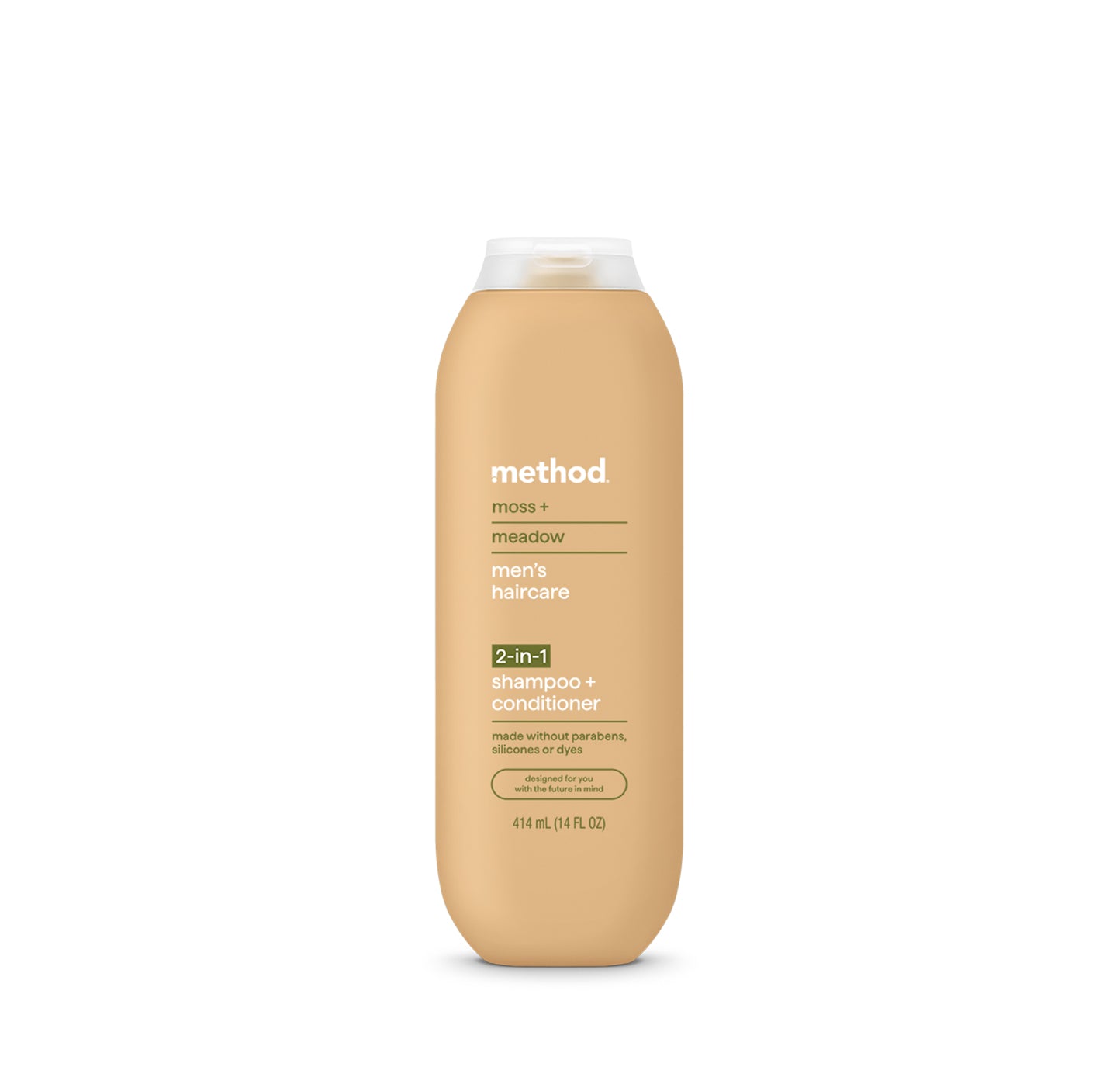 men 2-in-1 shampoo + conditioner - moss + meadow. 14 fl oz