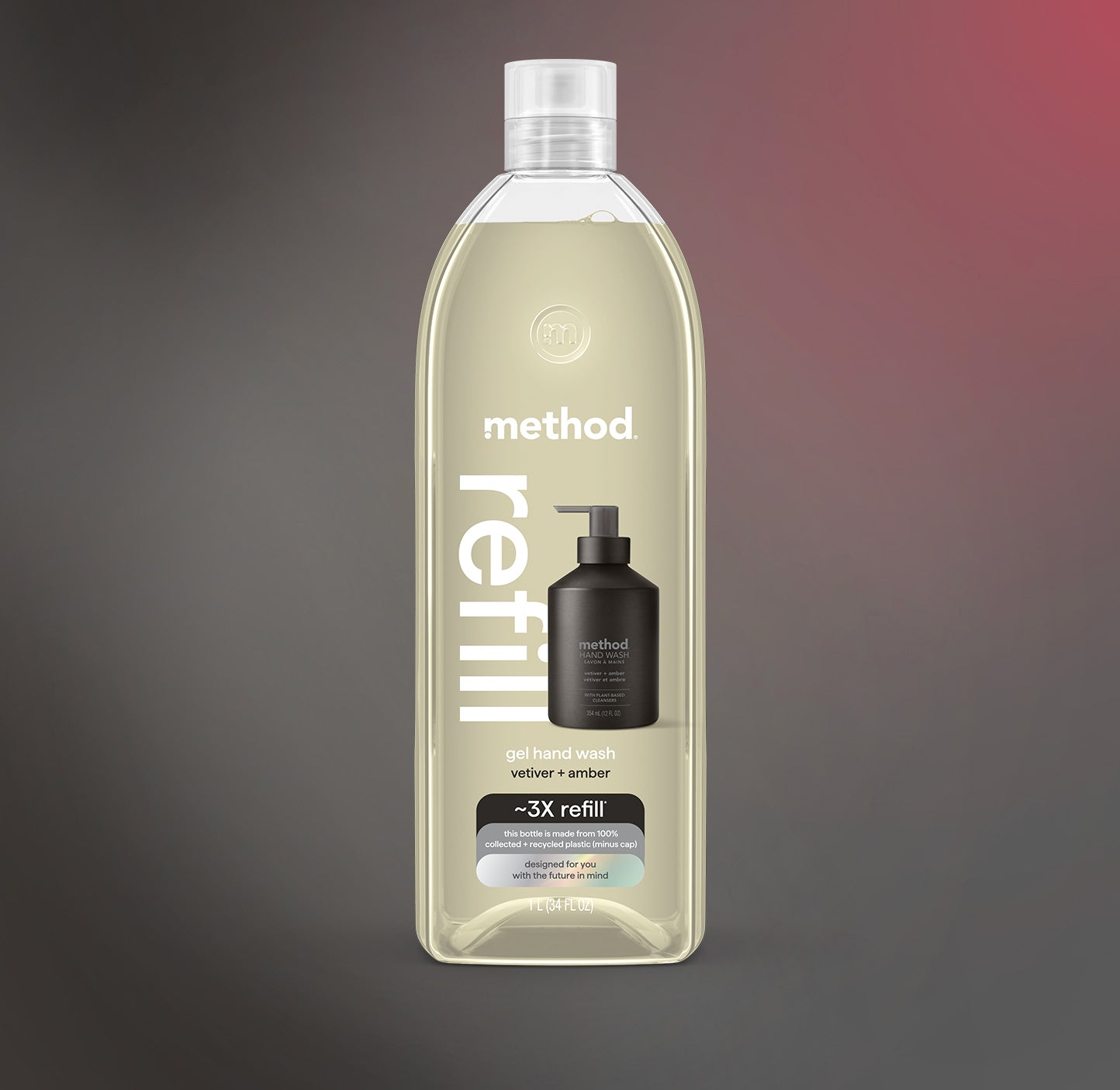 gel hand wash refill - vetiver + amber. 34 fl oz 1 - Image 2