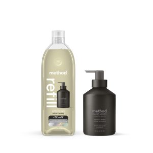 gel hand wash starter set - vetiver + amber. 46 fl oz