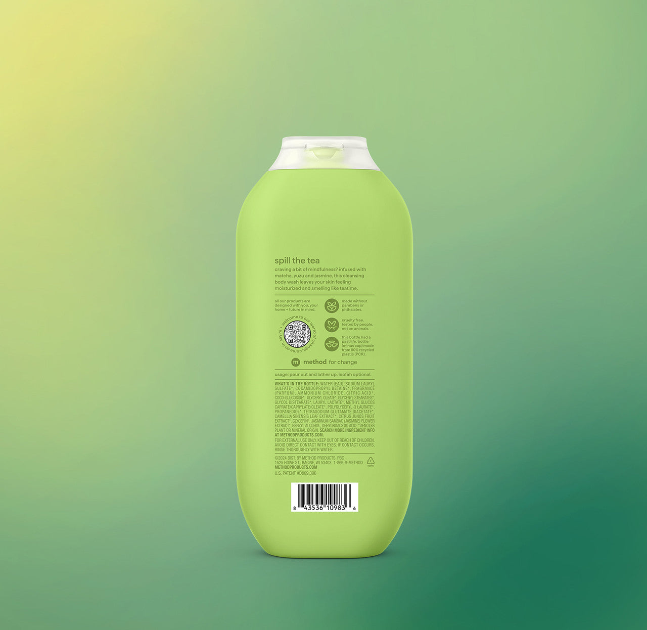 body wash - mindful matcha. 18 fl oz - Image 3