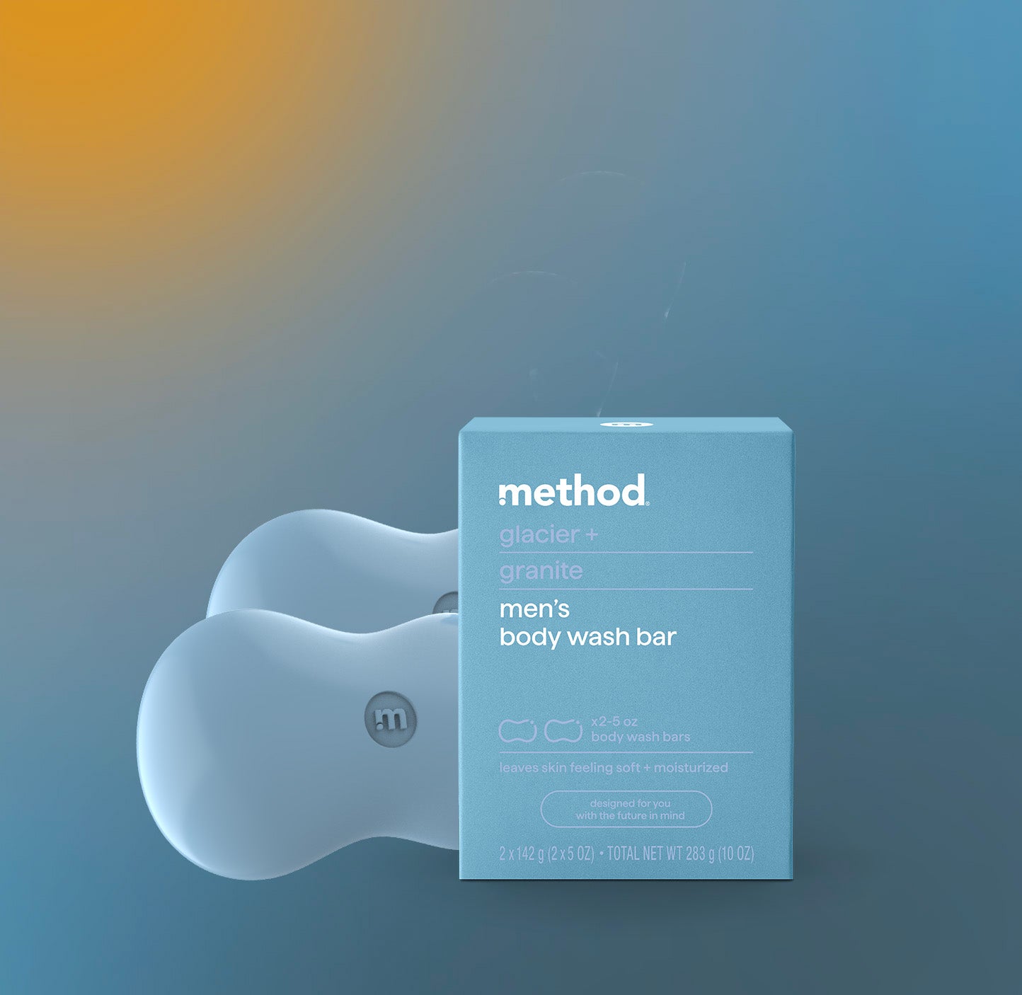 bar soap - glacier + granite. 2 bars - Image 2