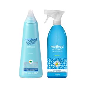 spearmint antibacterial bathroom cleaning duo. 52 oz
