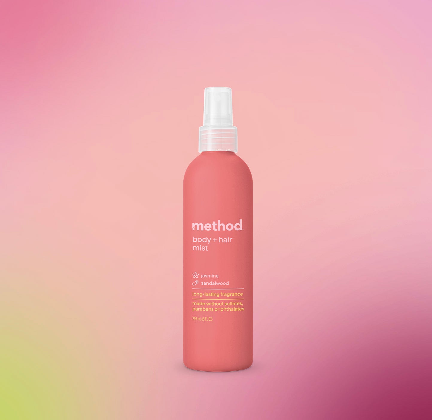 body + hair mist - jasmine + sandalwood. 8 fl oz - Image 2