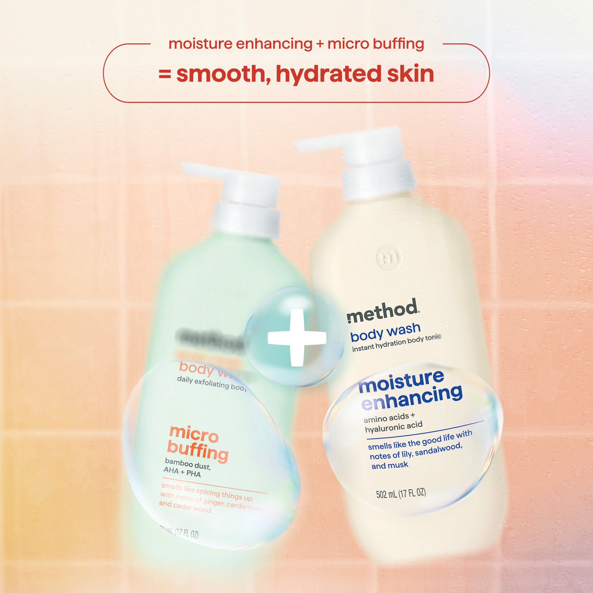 body wash tonic - moisture enhancing. amino acids + hyaluronic acid. 17 fl oz - Image 10