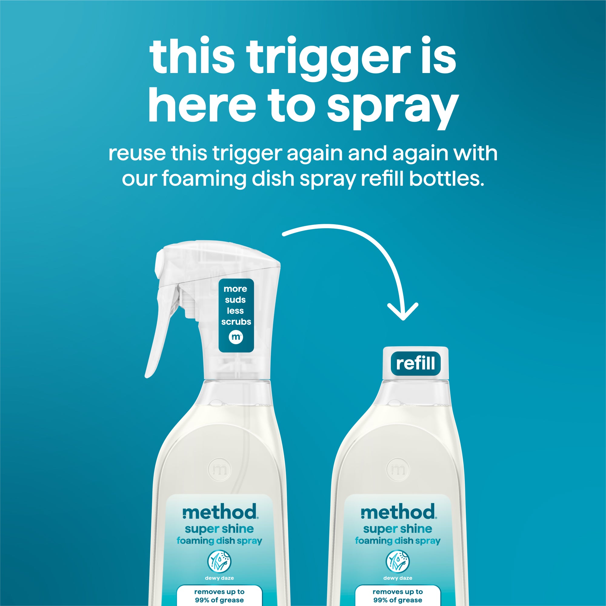 super shine foaming dish spray - dewy daze. 16 fl oz - Image 11