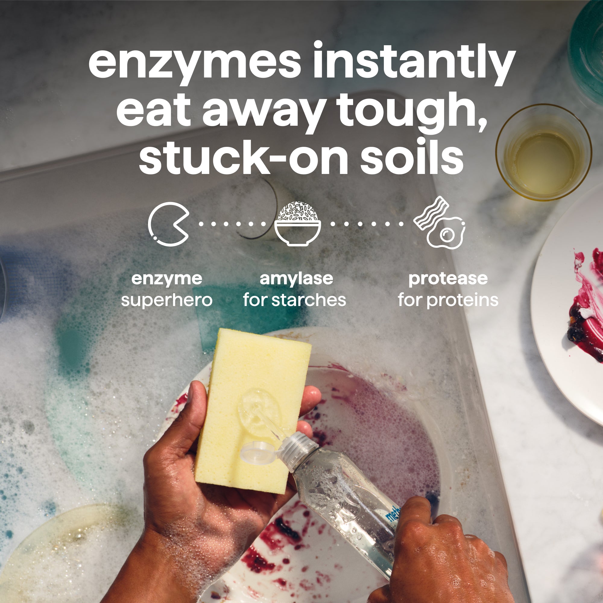 super shine liquid dish soap refill - free + clear. 48 fl oz - Image 5