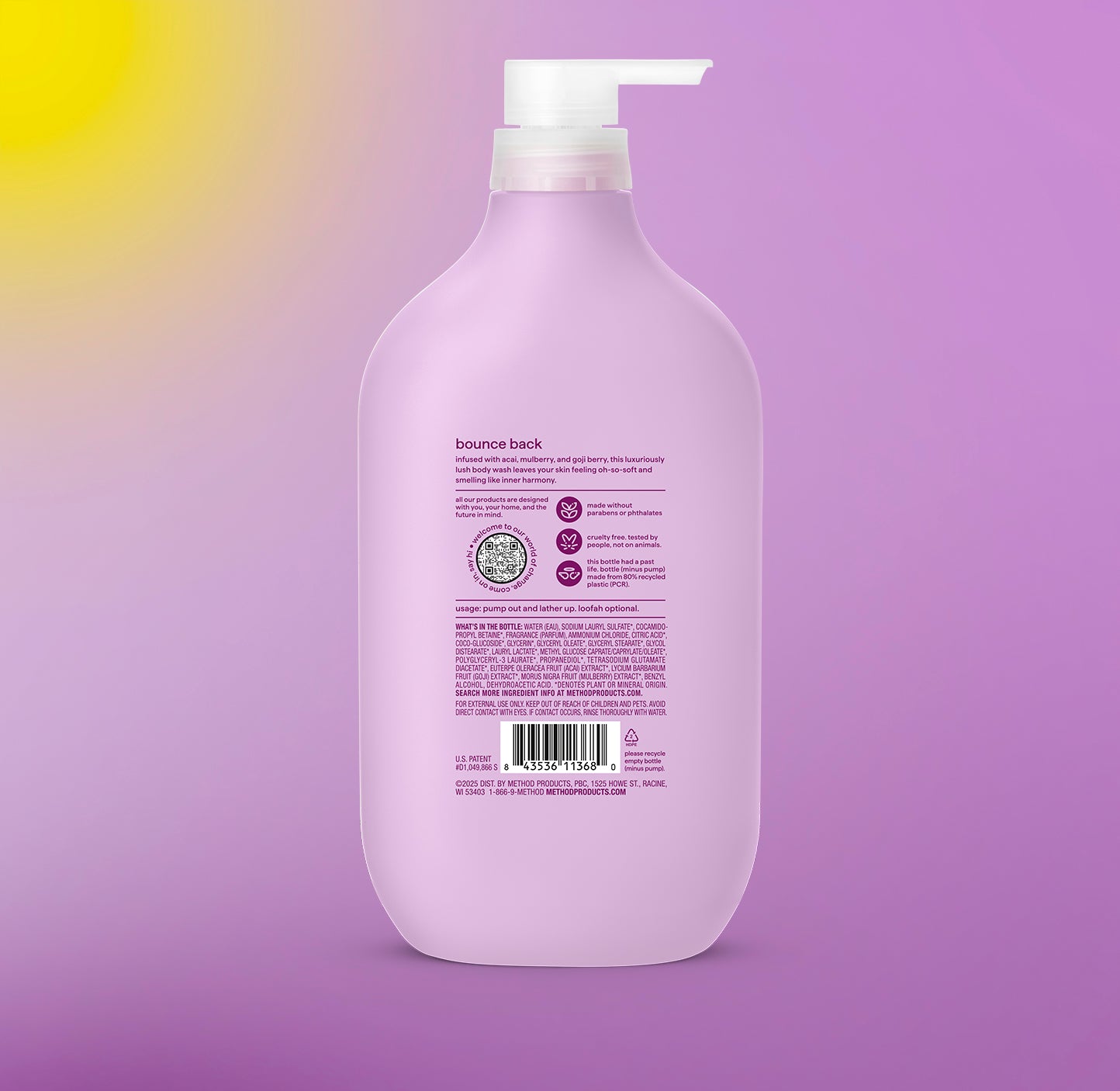 body wash - berry balance. 28 fl oz - Image 3