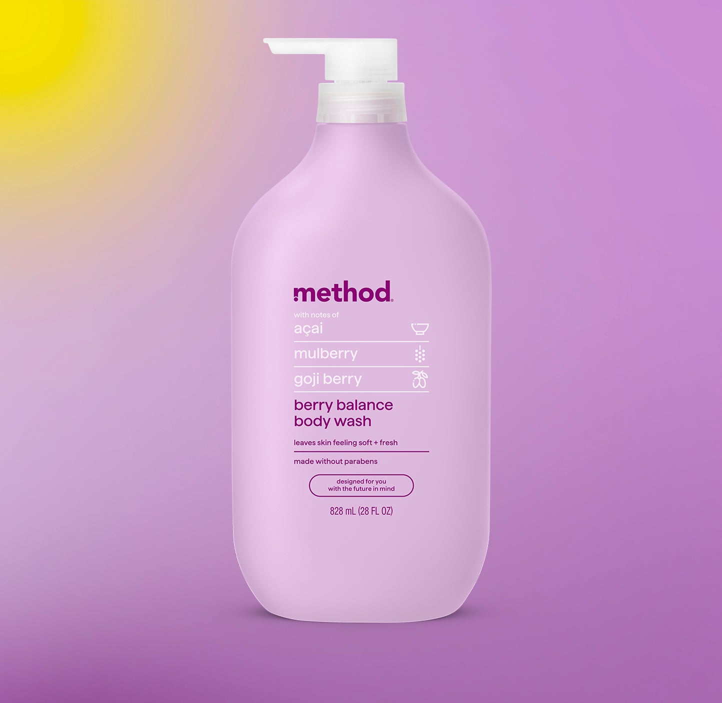 body wash - berry balance. 28 fl oz - Image 2