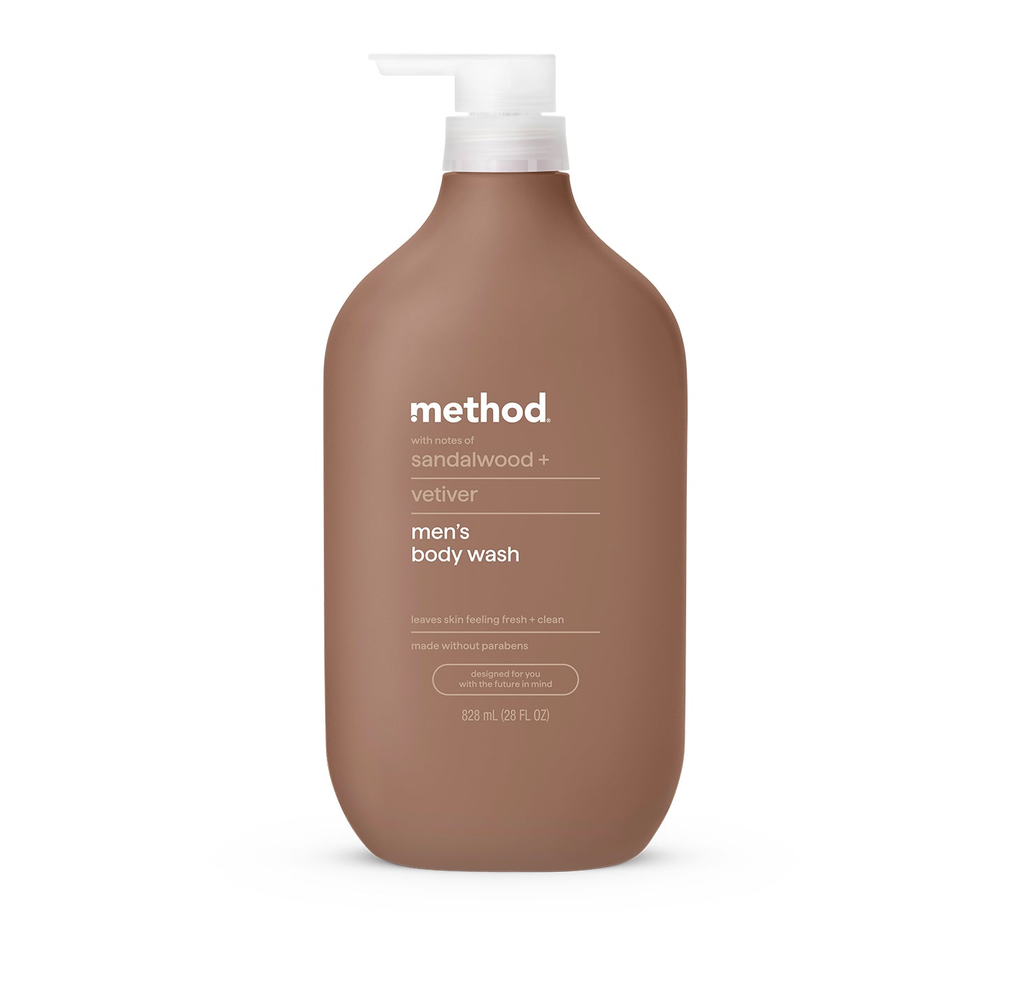 body wash - sandalwood + vetiver. 28 fl oz