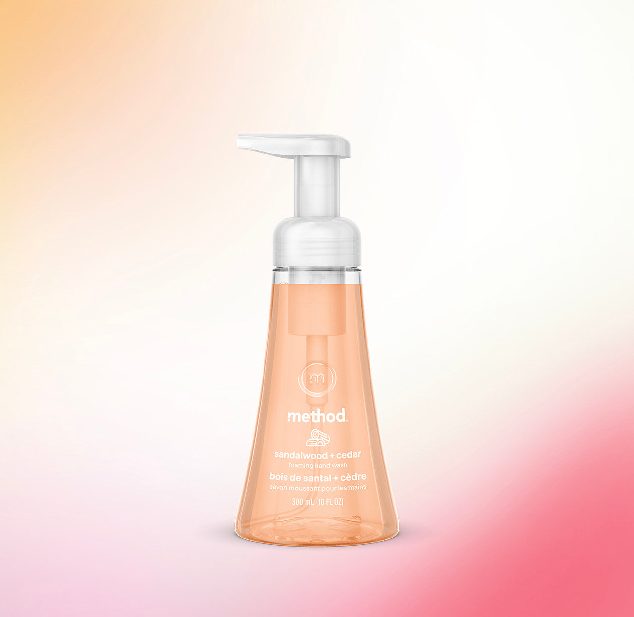 foaming hand wash - sandalwood + cedar. 10 fl oz - Image 2