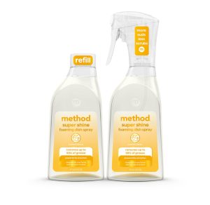 super shine foaming dish soap starter set - coastal citron. 32 fl oz