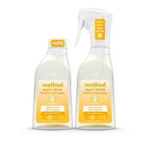 super shine foaming dish soap starter set - coastal citron. 32 fl oz