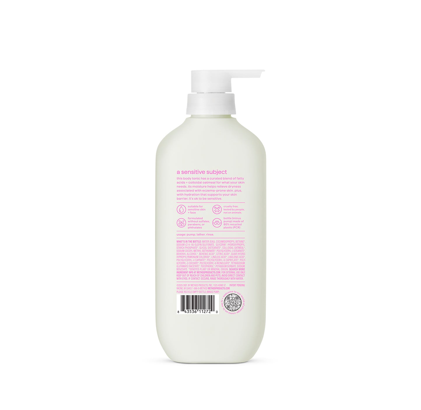 body wash tonic - barrier supporting. fatty acids + colloidal oatmeal. 17 fl oz - Image 3