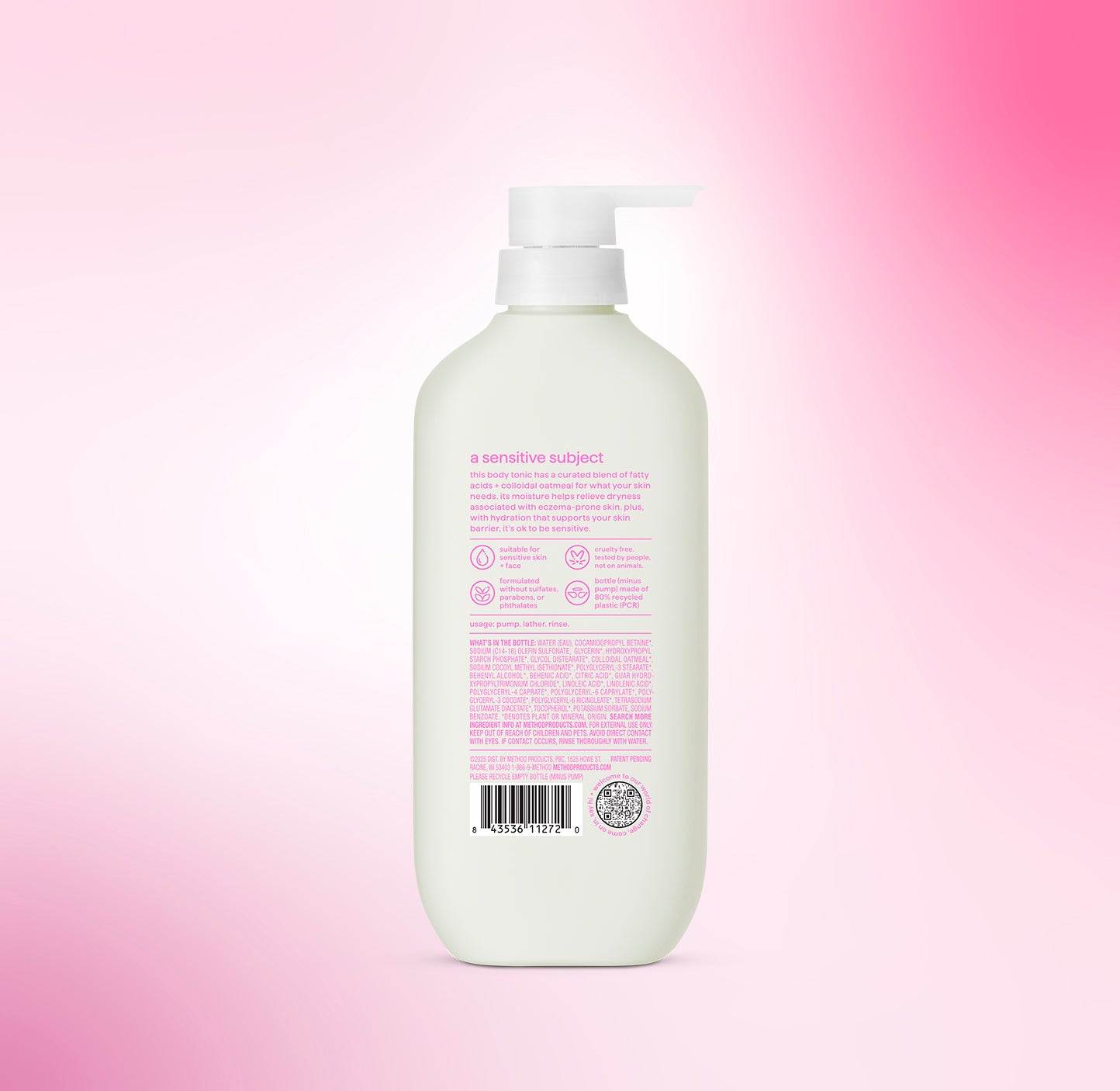 body wash tonic - barrier supporting. fatty acids + colloidal oatmeal. 17 fl oz - Image 12