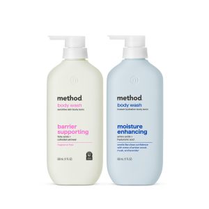 dewy glow barrier supporting + moisture enhancing body wash tonic bundle. 34 fl oz