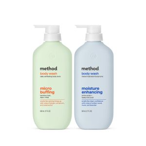 smooth hydration micro buffing + moisture enhancing body wash tonic bundle. 34 fl oz