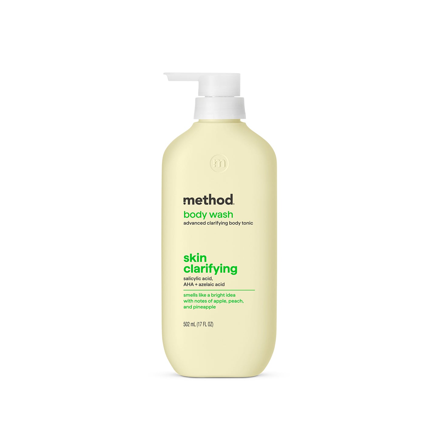 body wash tonic - skin clarifying. salicylic acid. AHA + azelaic acid. 17 fl oz