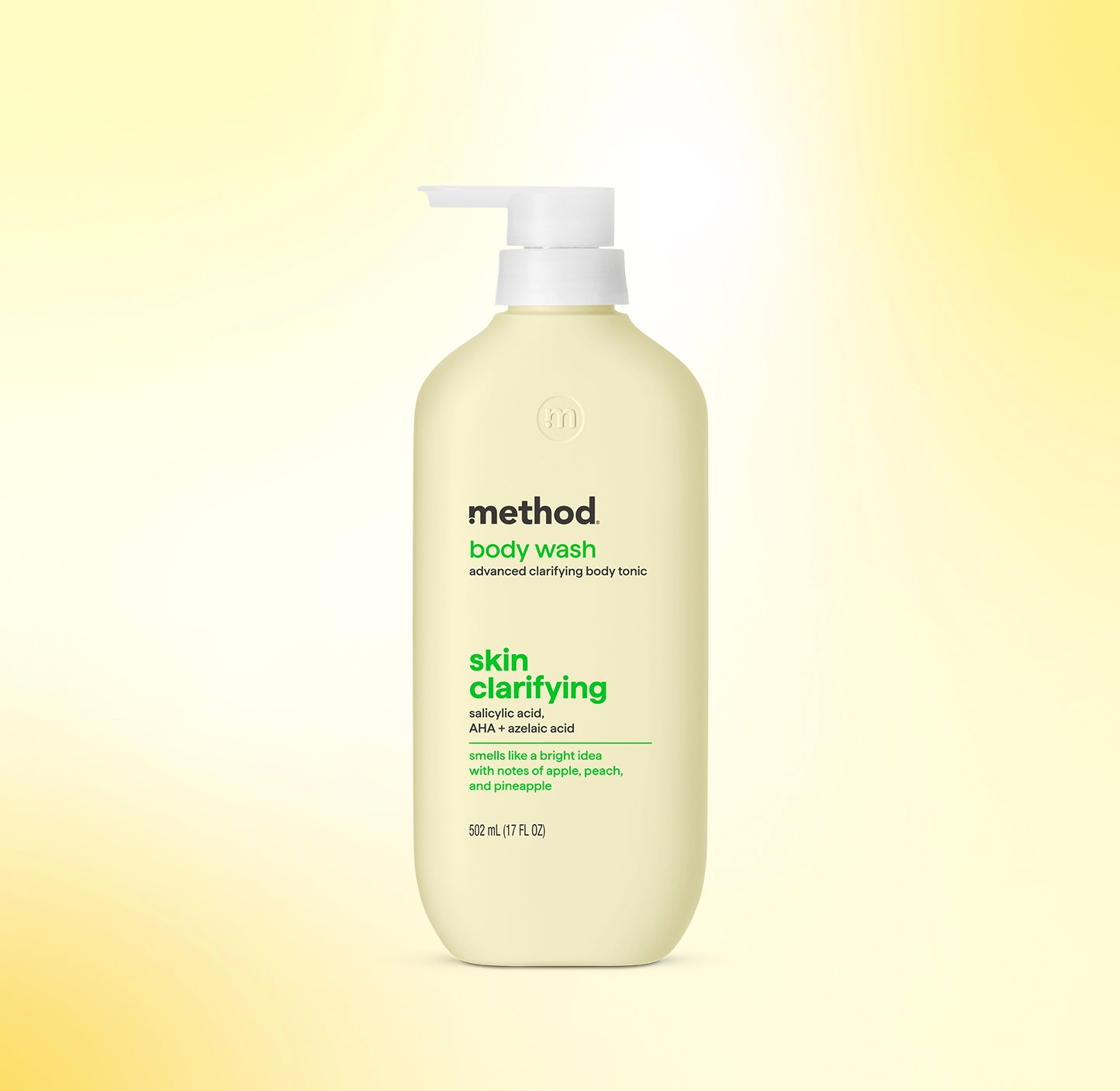 body wash tonic - skin clarifying. salicylic acid. AHA + azelaic acid. 17 fl oz - Image 2