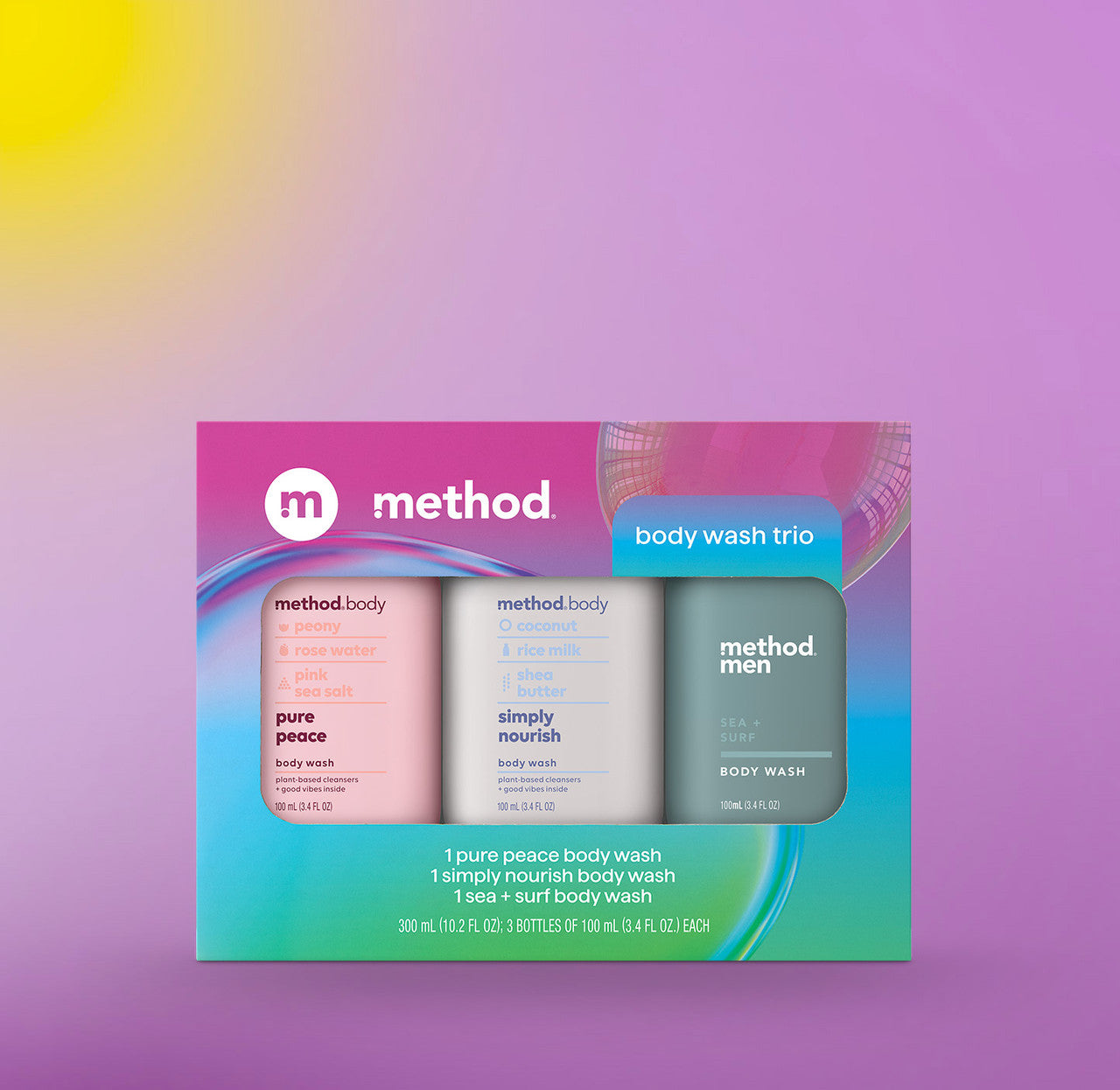 travel-sized gift set body wash trio. 10.2 oz - Image 2