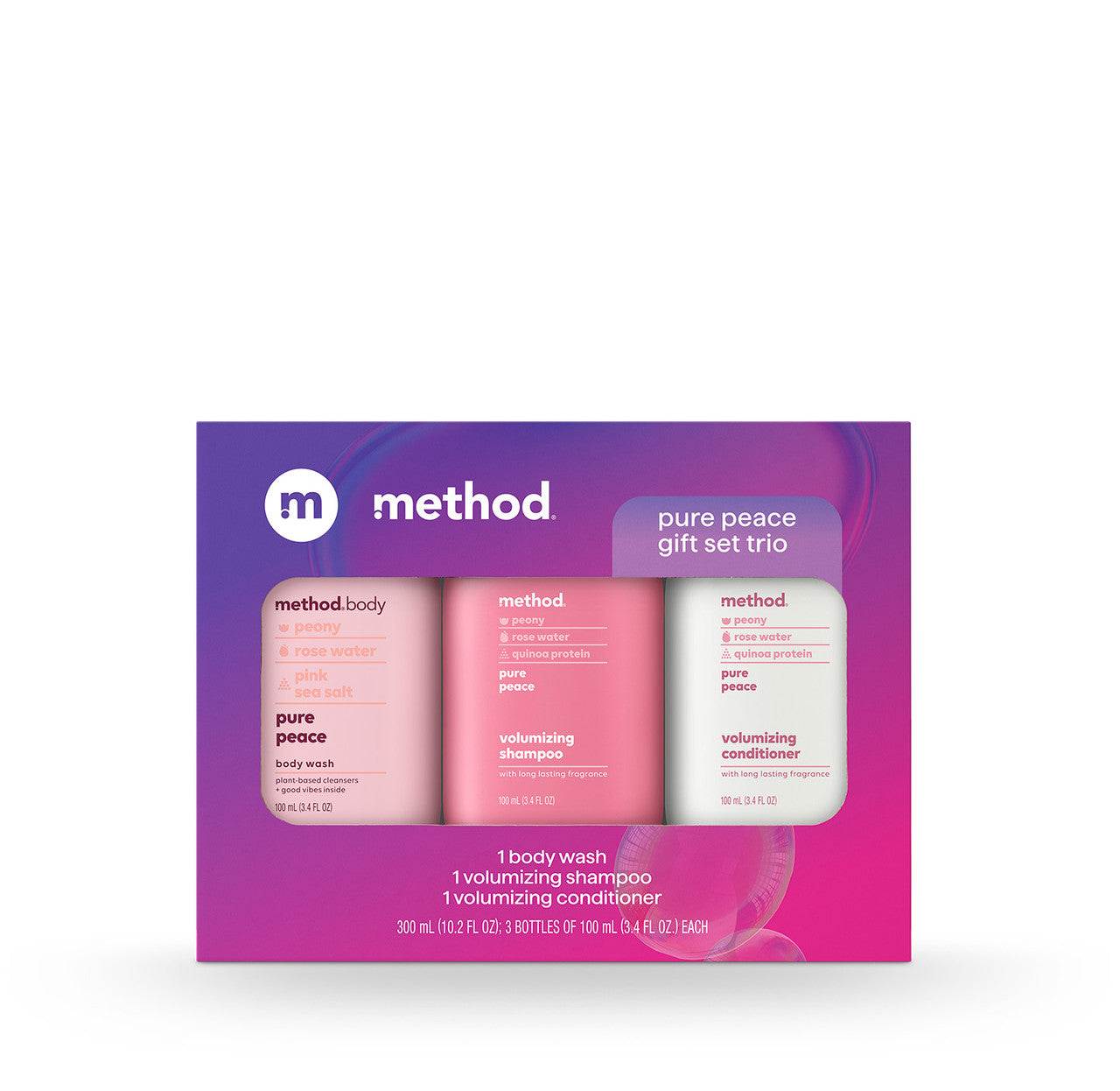 travel-sized gift set trio - pure peace. 10.2 oz - Image 7