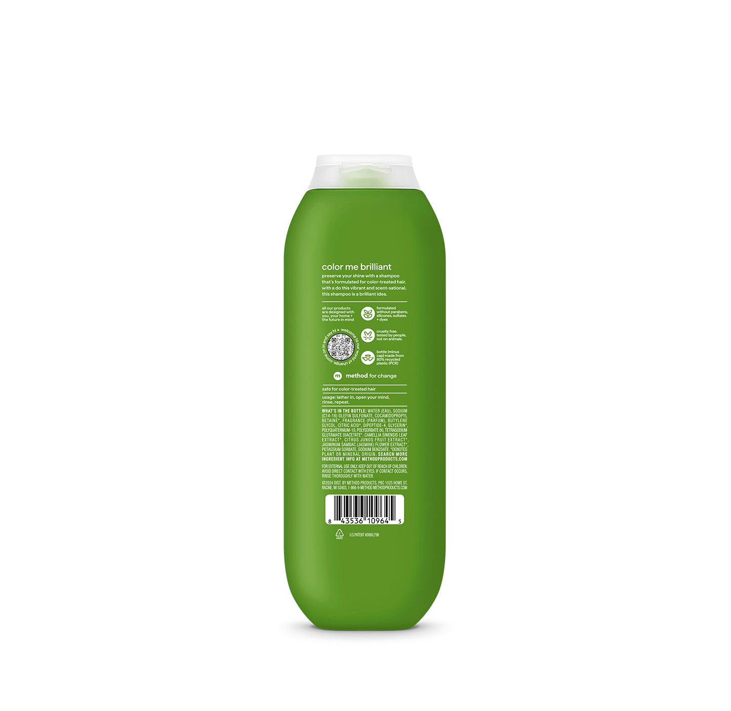vibrant color shampoo - mindful matcha. 14 fl oz - Image 3