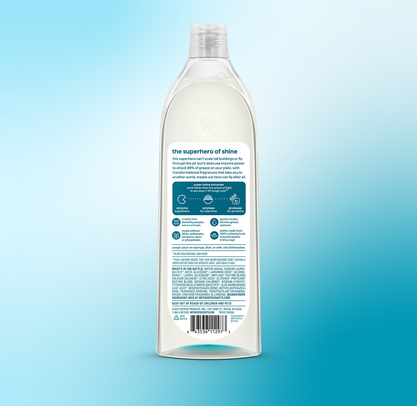 super shine liquid dish soap - dewy daze. 16 fl oz - Image 3