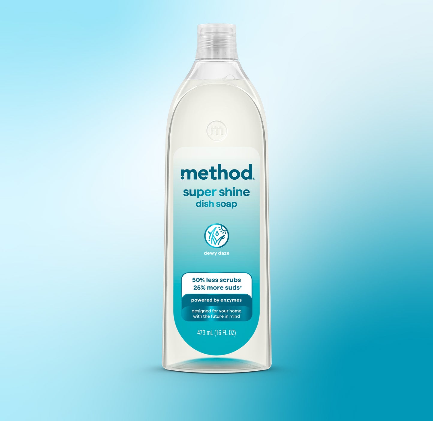 super shine liquid dish soap - dewy daze. 16 fl oz - Image 2