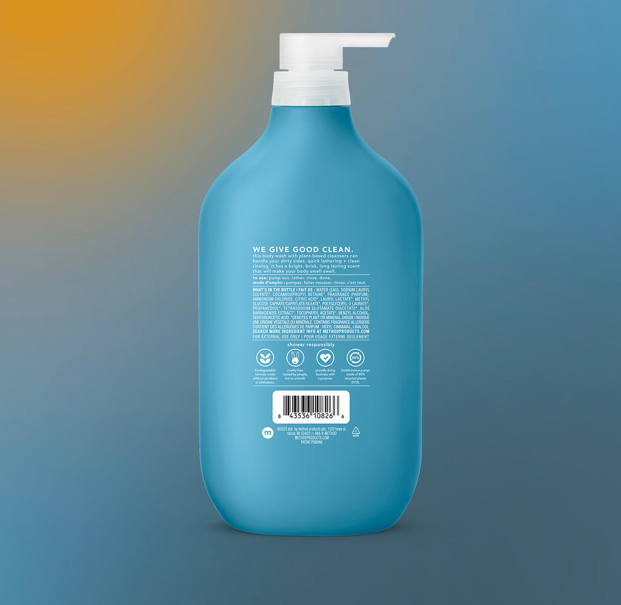 body wash - glacier + granite. 28 fl oz - Image 3