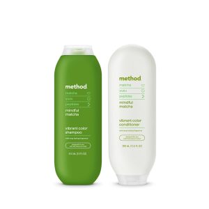 vibrant color shampoo + conditioner bundle - mindful matcha. 27.5 oz