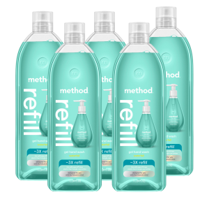 waterfall gel hand wash refill 5-count bundle. 170 fl oz