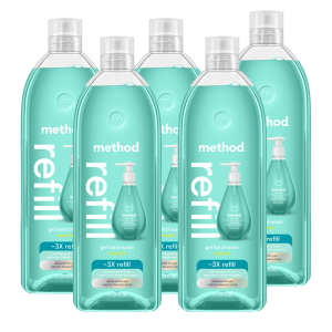waterfall gel hand wash refill 5-count bundle. 170 fl oz